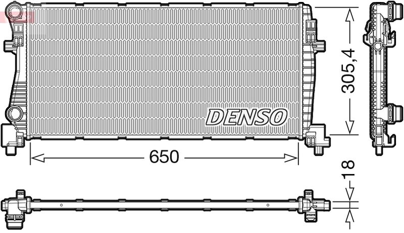 Radiator, engine cooling