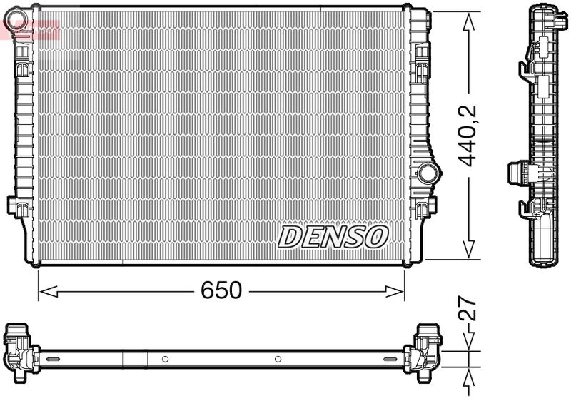 Radiator, engine cooling