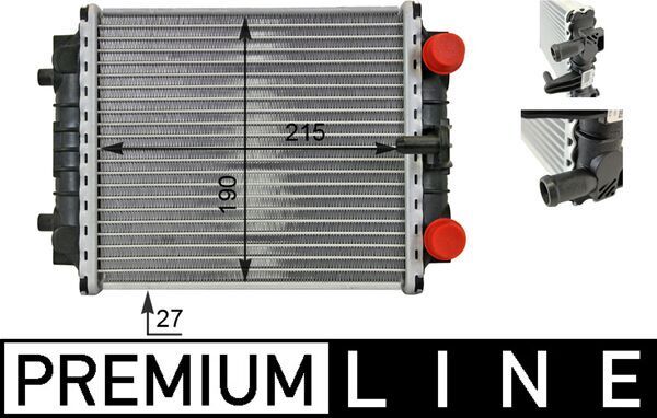 Radiator, engine cooling