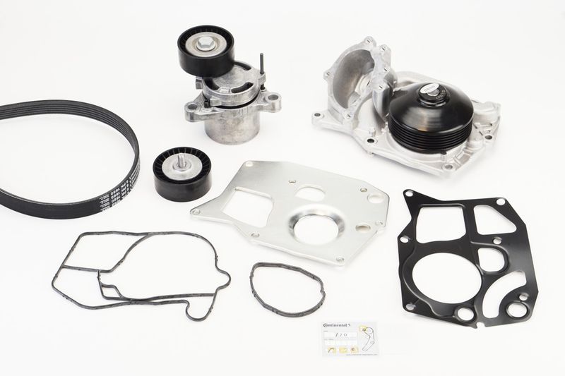 Water Pump + V-ribbed Belt Kit