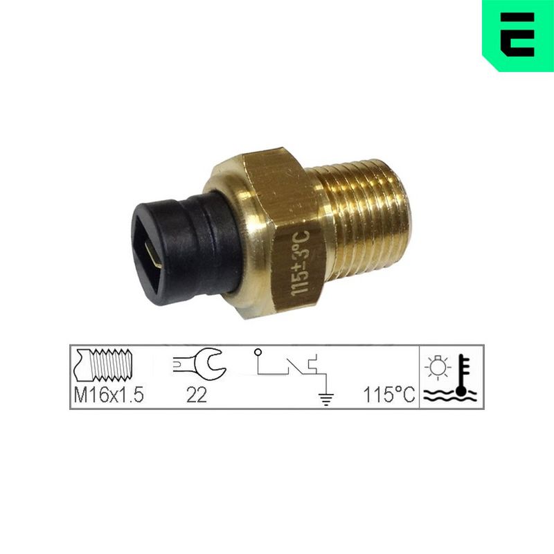 Sensor, coolant temperature