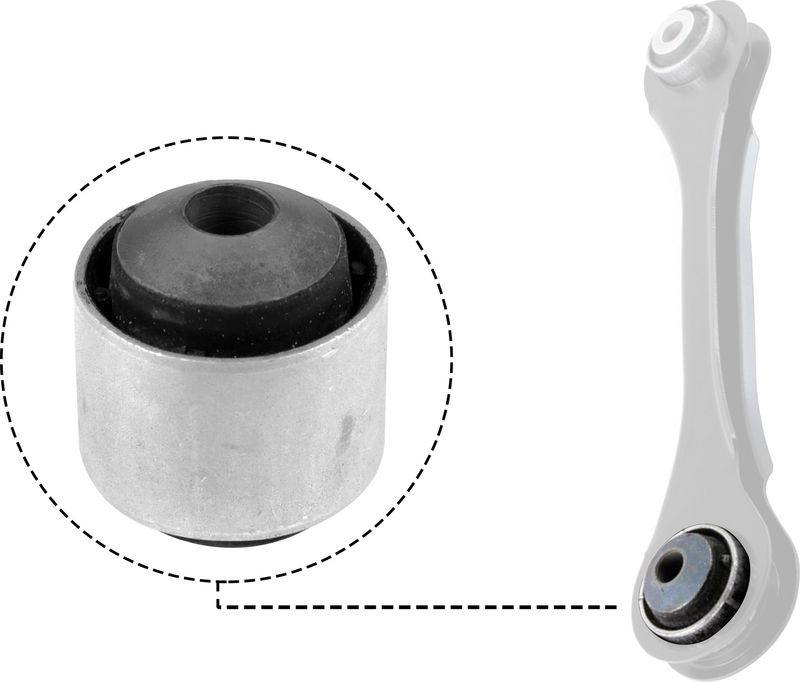 Mounting, control/trailing arm