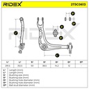 Control/Trailing Arm, wheel suspension