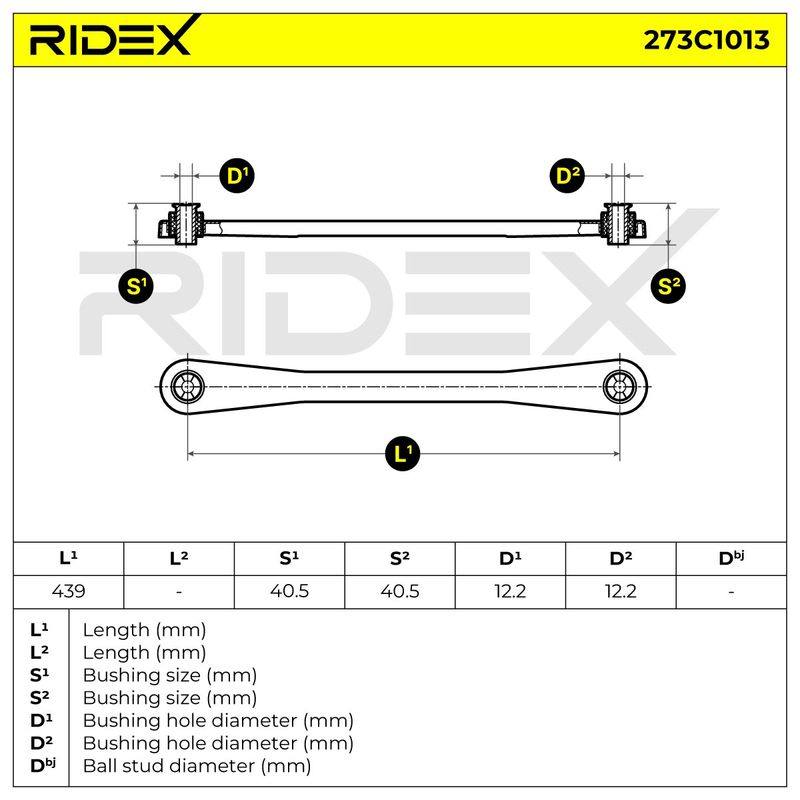 Control/Trailing Arm, wheel suspension