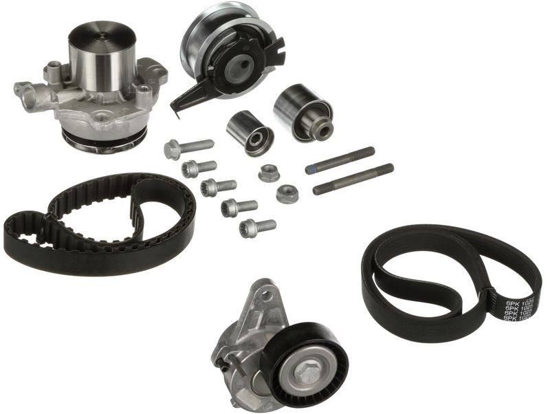 Water Pump + Timing/V-ribbed Belt Set