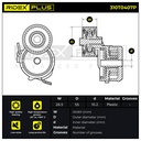 Tensioner Pulley, V-ribbed belt