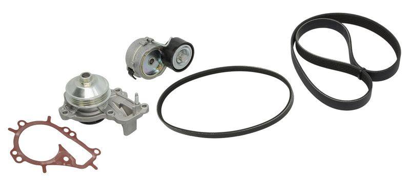 Water Pump + V-ribbed Belt Kit