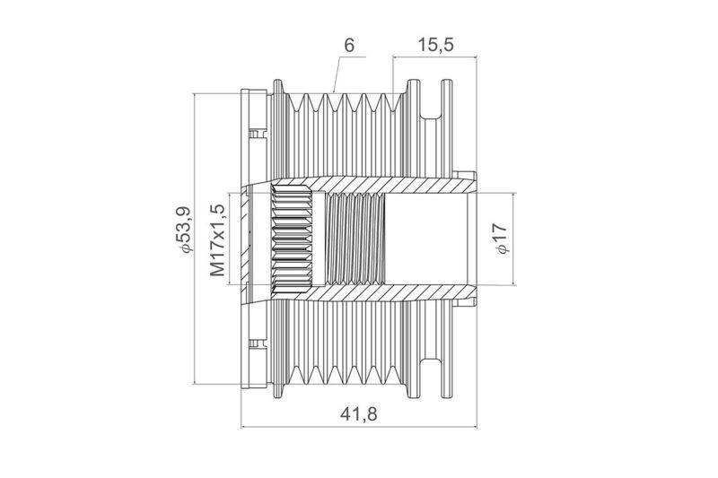 Alternator Freewheel Clutch