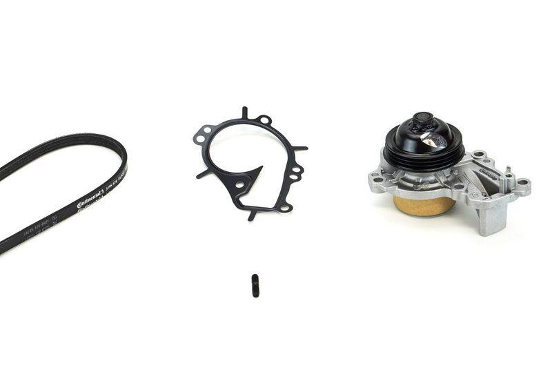 Water Pump + V-ribbed Belt Kit