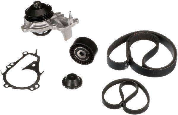 Water Pump + V-ribbed Belt Kit