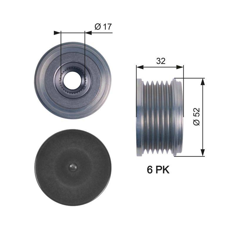 Alternator Freewheel Clutch