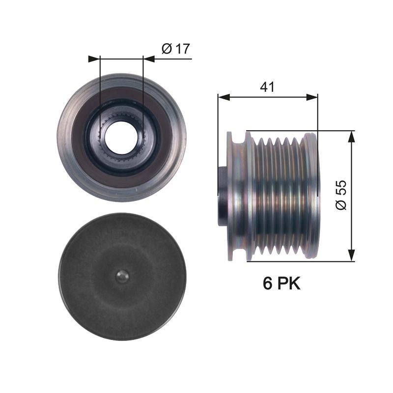Alternator Freewheel Clutch