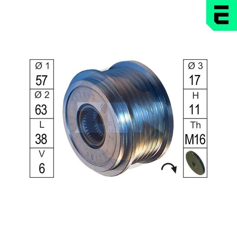 Alternator Freewheel Clutch