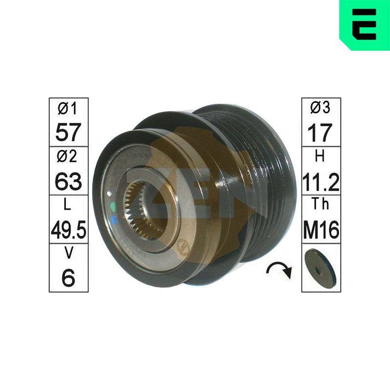 Alternator Freewheel Clutch