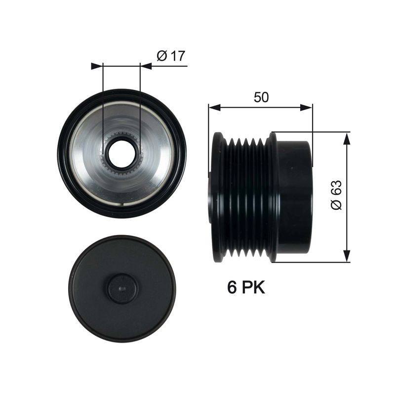 Alternator Freewheel Clutch