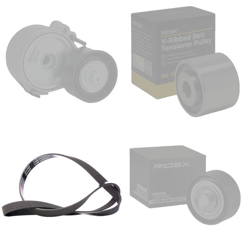 V-ribbed Belt Set