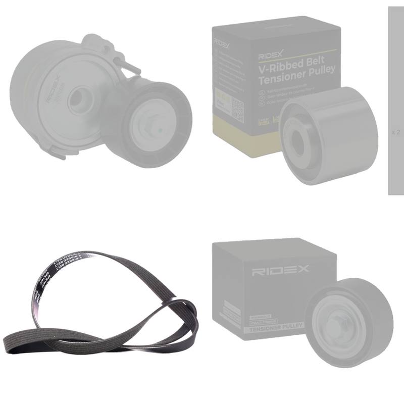 V-ribbed Belt Set
