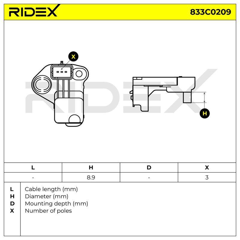 Sensor, crankshaft pulse