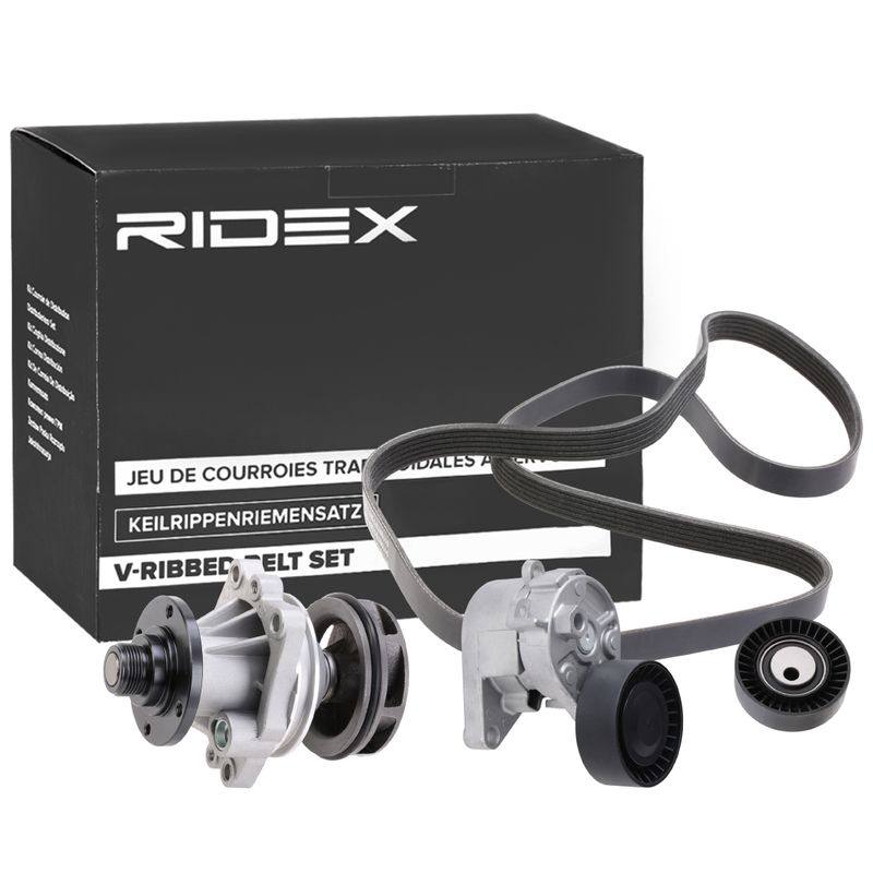 Water Pump + V-ribbed Belt Kit