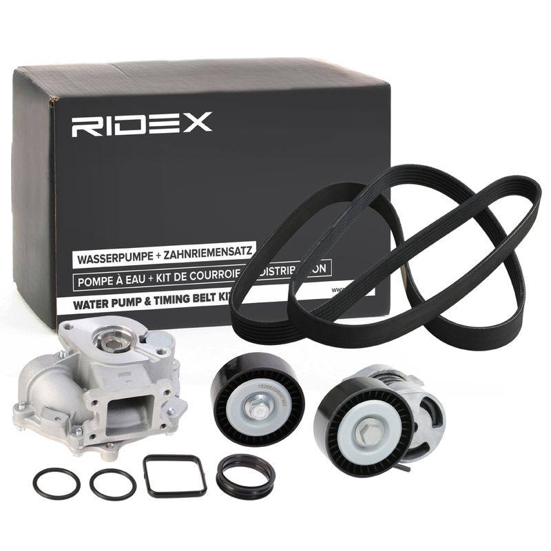 Water Pump + V-ribbed Belt Kit