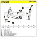 Control/Trailing Arm, wheel suspension