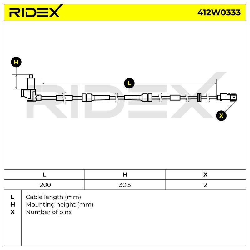 Sensor, wheel speed