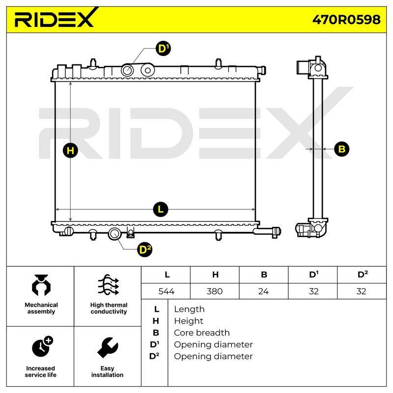 Radiator, engine cooling