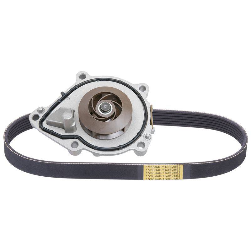Water Pump + V-ribbed Belt Kit