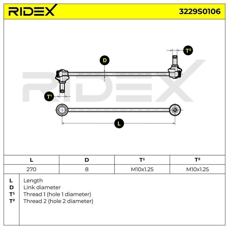 Link/Coupling Rod, stabiliser bar