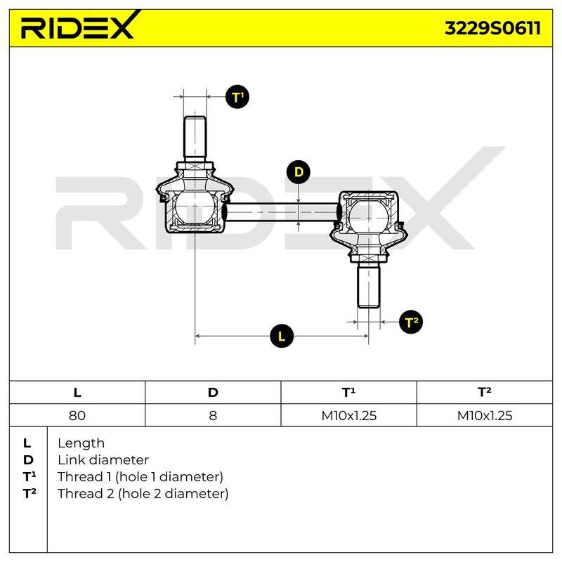 Link/Coupling Rod, stabiliser bar