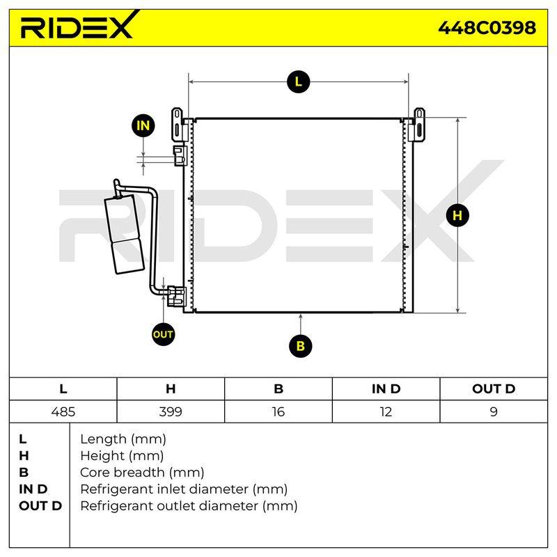 Condenser, air conditioning