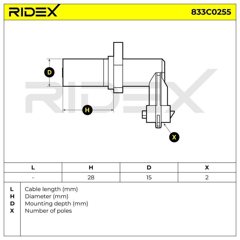 Sensor, crankshaft pulse
