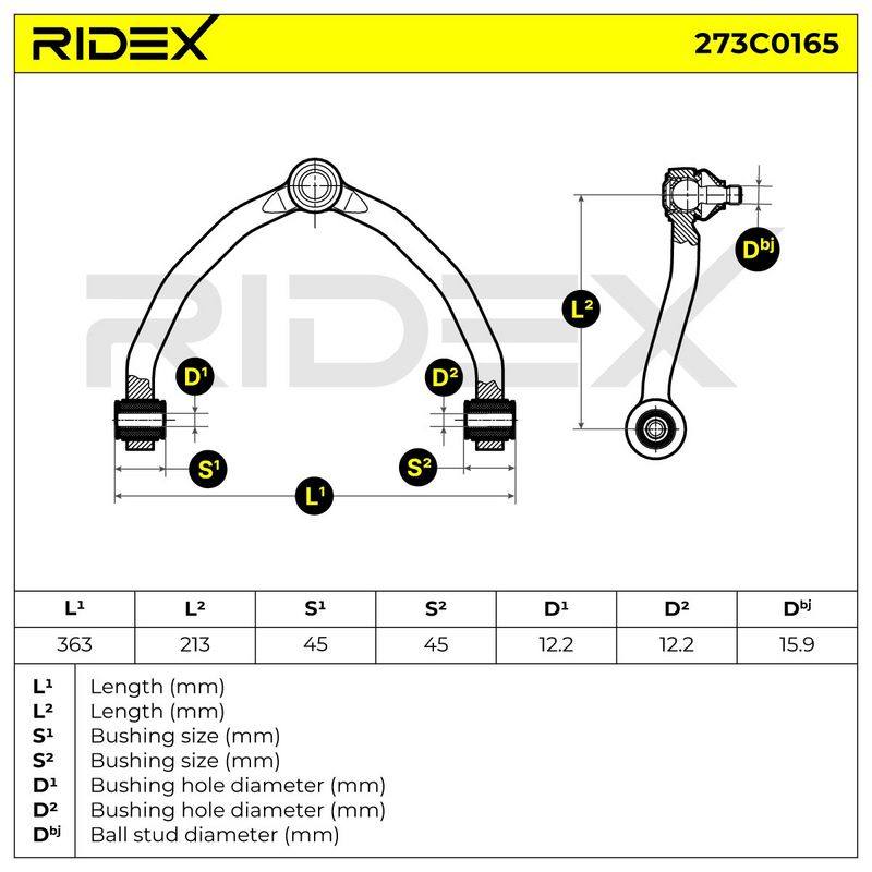 Control/Trailing Arm, wheel suspension