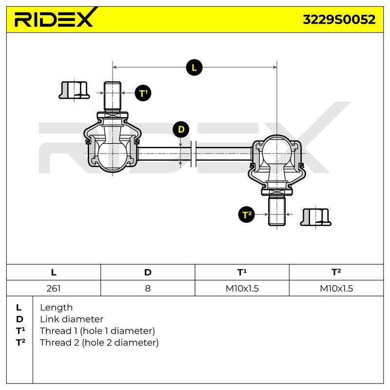 Link/Coupling Rod, stabiliser bar