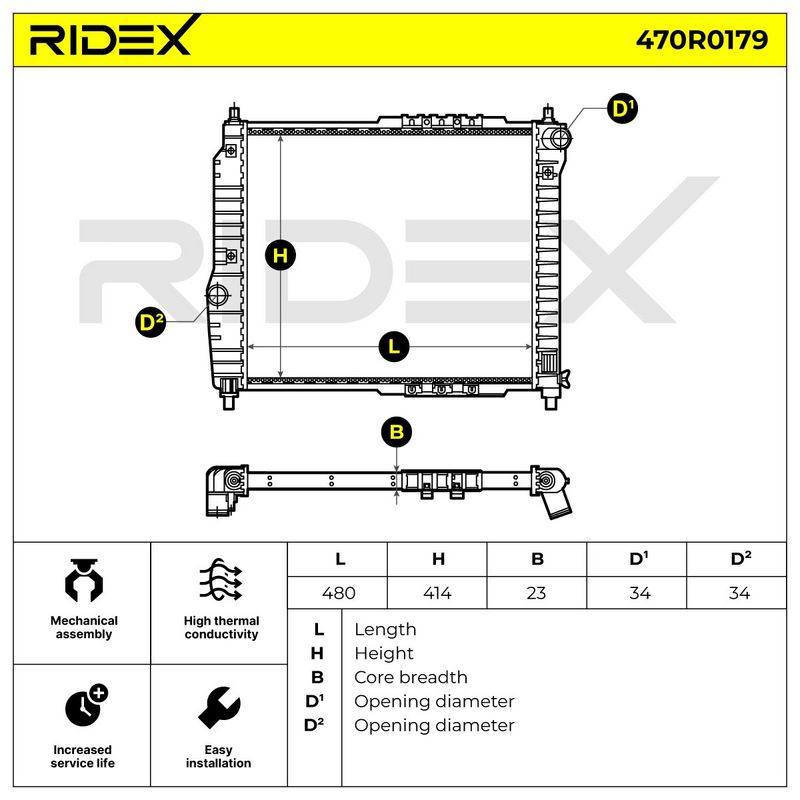 Radiator, engine cooling