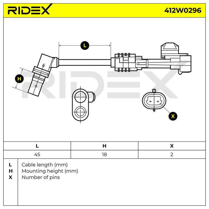 Sensor, wheel speed