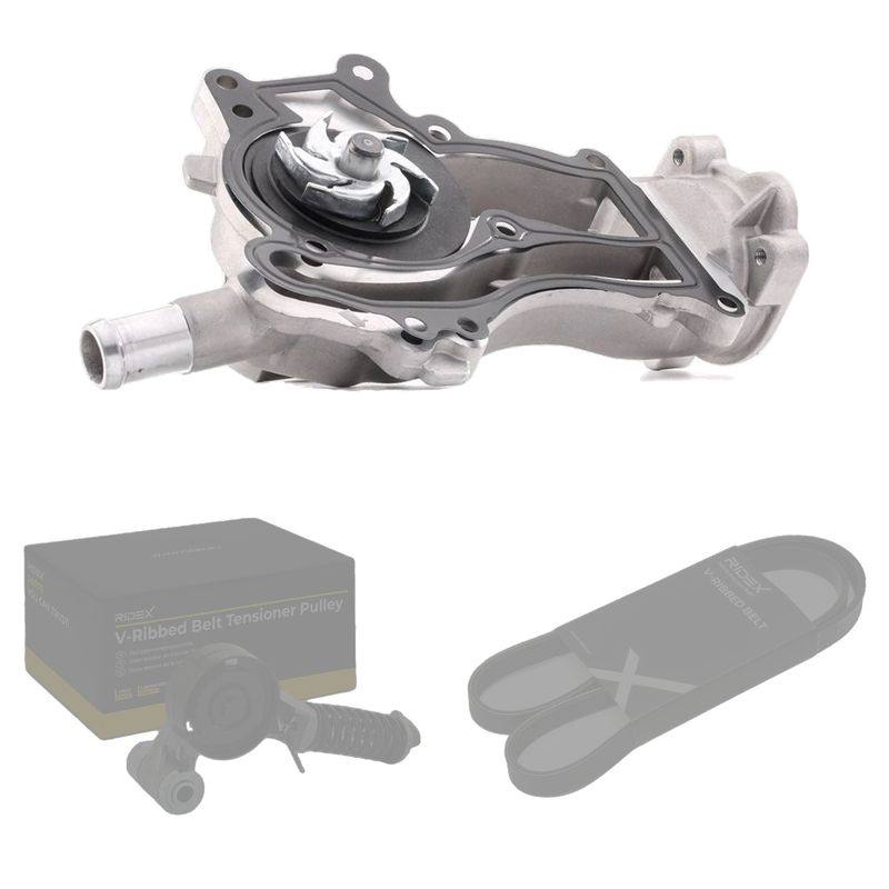 Water Pump + V-ribbed Belt Kit