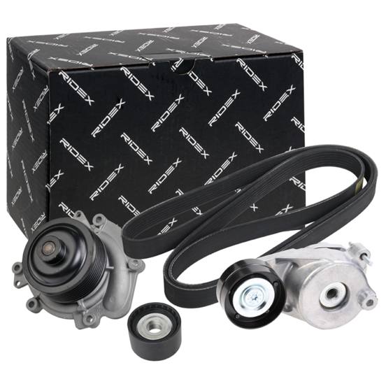 Water Pump + V-ribbed Belt Kit