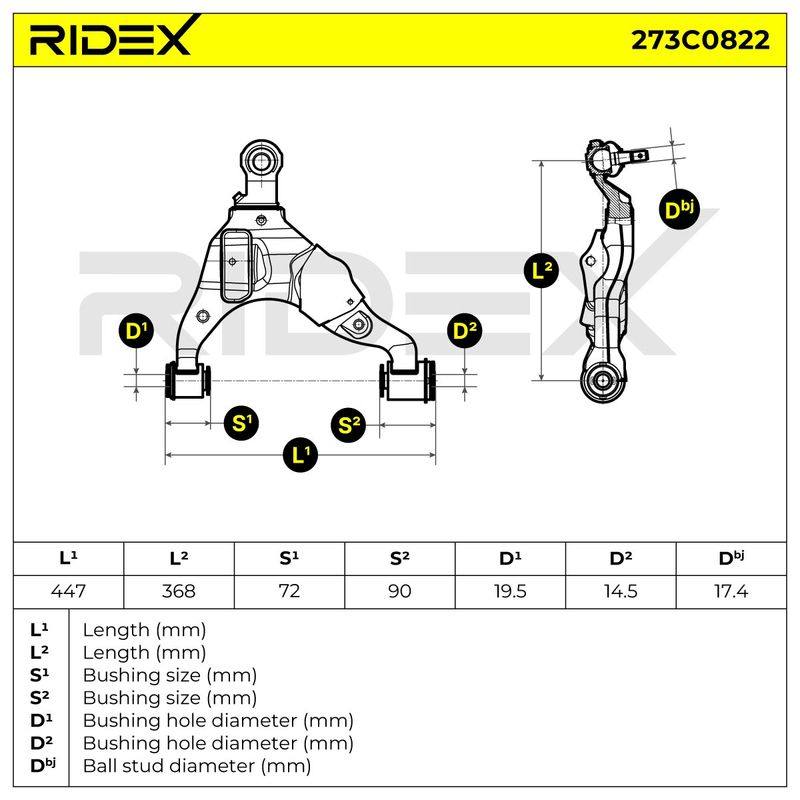 Control/Trailing Arm, wheel suspension