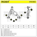 Control/Trailing Arm, wheel suspension