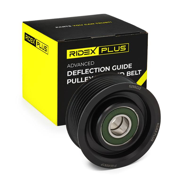 Deflection/Guide Pulley, V-ribbed belt