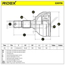 Joint Kit, drive shaft