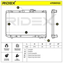 Radiator, engine cooling