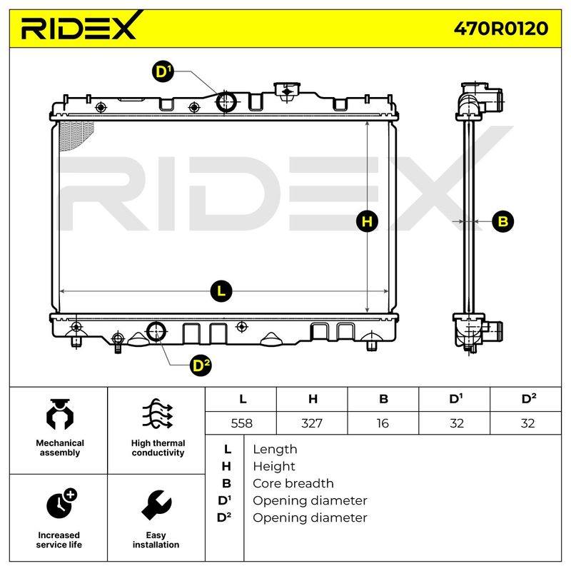 Radiator, engine cooling
