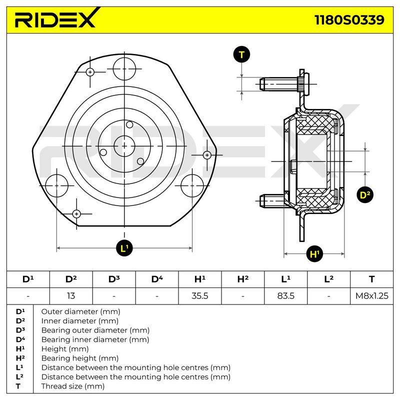 Suspension Strut Support Mount