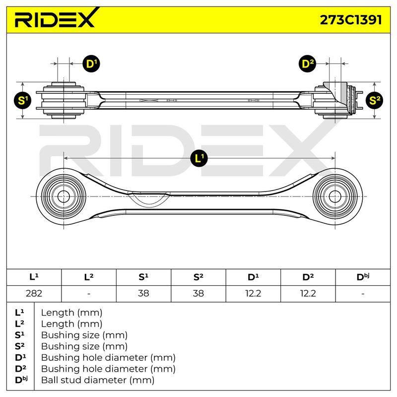 Control/Trailing Arm, wheel suspension