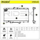 Radiator, engine cooling