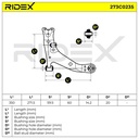 Control/Trailing Arm, wheel suspension