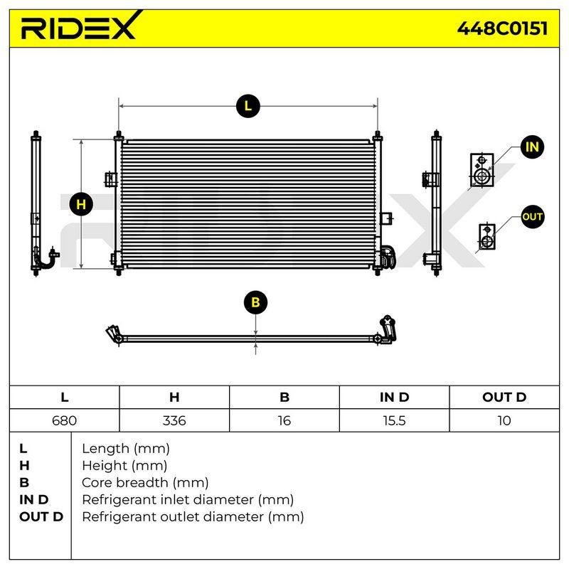 Condenser, air conditioning