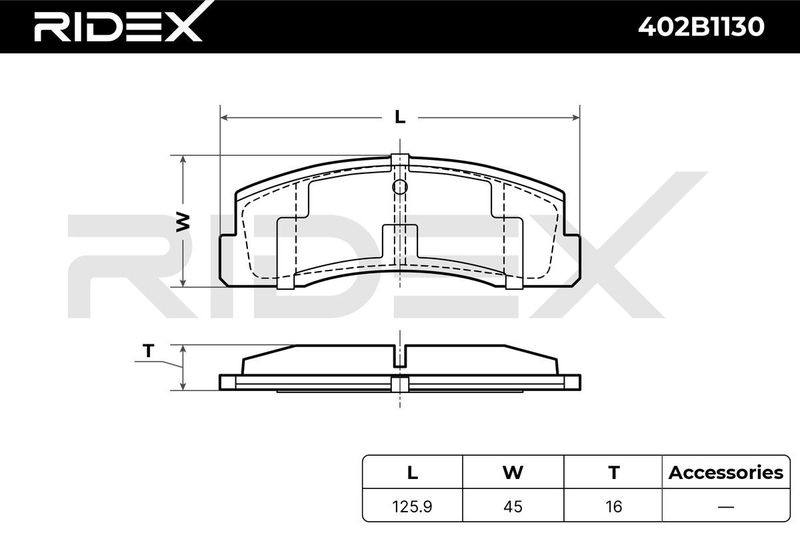 Brake Pad Set, disc brake
